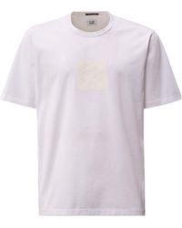 C.P. Company - Crew Neck Logo T-Shirt - Lyst