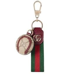 Gucci - Tennis Keychain With Web - Lyst