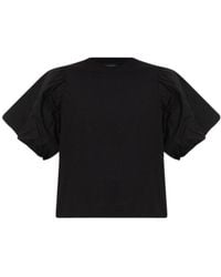 AllSaints - Jess Puff-Sleeve Top - Lyst