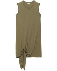 JW Anderson - Jw Anderson Knotted Hem Sleeveless Dress - Lyst