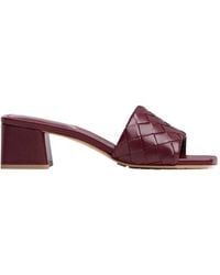 Bottega Veneta - Parco Intrecciato Heeled Sandals - Lyst