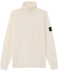 Stone Island - Regular-Fit Turtleneck Jumper - Lyst