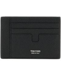 Tom Ford - Logo Embossed Card Holder - Lyst