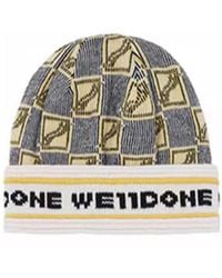 we11done - Logo Printed Trimmed Hat - Lyst