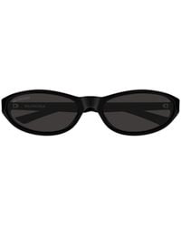 Balenciaga - Eyewear Oval Frame Sunglasses - Lyst