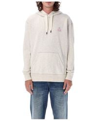 Isabel Marant - Malek Logo Printed Drawstring Hoodie - Lyst