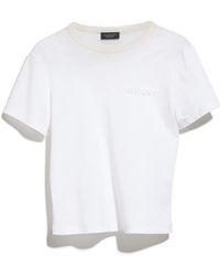 Gucci - Embroidery Jersey T-Shirt - Lyst