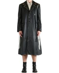 Ann Demeulemeester - Long Belted Coat - Lyst