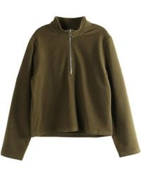 Rier - Half-Zip Fleece Sweatshirt - Lyst