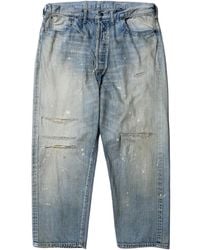 A.PRESSE - No.37 Washed Wide Denim Pants - Lyst