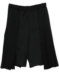 Comme des Garçons - Pleated Shorts - Lyst