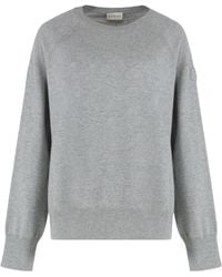 Moncler - Cashmere Crew Neck Knitted Sweater - Lyst