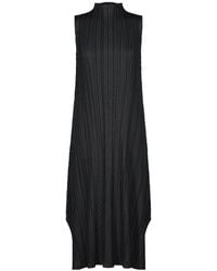 Pleats Please Issey Miyake - Pleats Please Issey Miyake High Neck Pleats Please Dress - Lyst