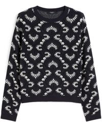 Weekend by Maxmara - Jacquard Knitted Jumper - Lyst