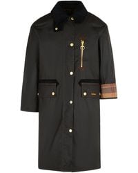 Barbour - 'Evette' Waxed Cotton Parka - Lyst