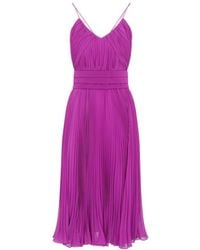 Max Mara - Pleated Sleeveless Dress - Lyst