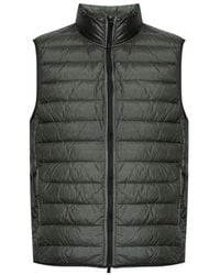 Stone Island - Compass-Patch Quilted Gilet - Lyst