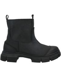 Ganni - Solid Color Rubber Rain Boots - Lyst