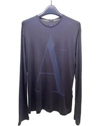 Armani Jeans - Logo T-Shirt With Round Neck - Lyst