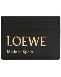 Loewe - Logo Embossed Card Holder - Lyst