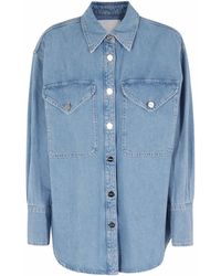 Dondup - Oversized Denim Shirt - Lyst
