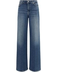 7 For All Mankind - High-Rise Flared Jeans - Lyst