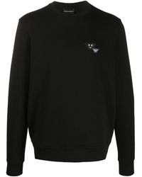 Emporio Armani - Logo Patch Sports Sweater - Lyst