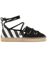 Off-White c/o Virgil Abloh - Arrows Lace-Up Espadrilles - Lyst