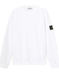 Stone Island - Logo-Patch Sweatshirt - Lyst