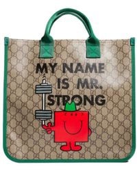 Gucci - Children's Gg Tote Bag With Print - Lyst