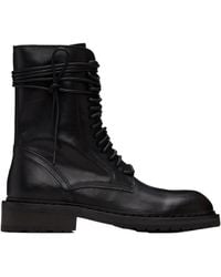 Ann Demeulemeester - Danny Lace-Up Ankle Boots - Lyst
