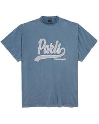Balenciaga - Enjoy Paris Oversized T-Shirt - Lyst