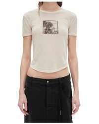 Ann Demeulemeester - Graphic-Print Jersey T-Shirt - Lyst