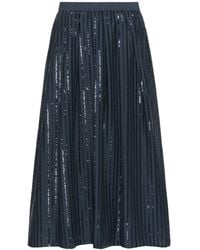 Weekend by Maxmara - Cotton Sequin Maxi Skirt - Lyst
