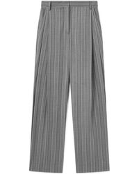 Stella McCartney - Striped Wide Leg Trousers - Lyst