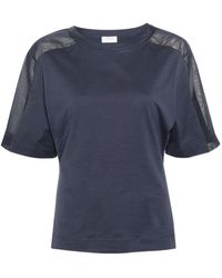 Brunello Cucinelli - Monili-Detail Cotton T-Shirt - Lyst