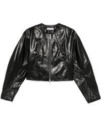 Helmut Lang - Articulated Leather Jacket - Lyst