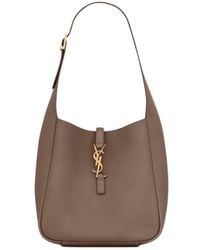 Saint Laurent - Le 5 À 7 Logo Plaque Shoulder Bag - Lyst
