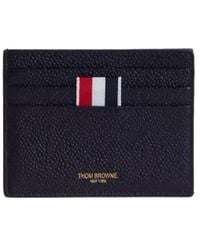 Thom Browne - 4-Bar Logo Stamp Cardholder - Lyst