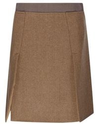 Sportmax - Riga Checked Waist Mini Skirt - Lyst