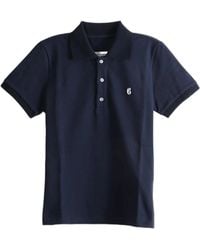 MM6 by Maison Margiela - Logo-Print Short-Sleeve Polo Shirt - Lyst