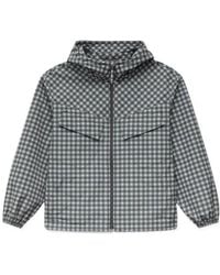 KENZO - Checked Hooded Jacket - Lyst