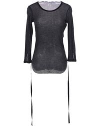 Ann Demeulemeester - Trina Drawstring Crewneck T-Shirt - Lyst