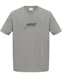 Isabel Marant - Honore Logo-Embroidered T-Shirt - Lyst