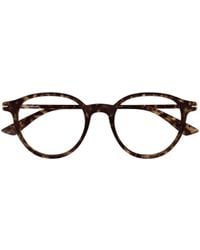 Montblanc - Eyewear Oval Frame Glasses - Lyst