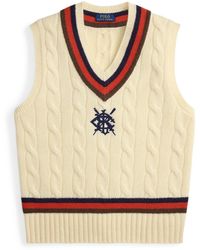 Polo Ralph Lauren - Zippered Knit Sweater - Lyst
