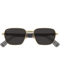 Cartier - Square Frame Sunglasses - Lyst