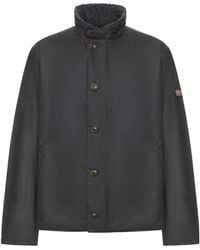 Barbour - Cotton Fleece-Lined Jacket - Lyst