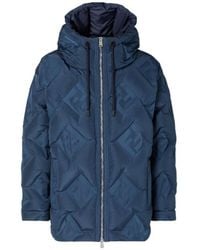Fendi - Dark Ff Technical Fabric Down Jacket - Lyst