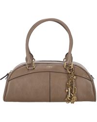 Chloé - Chloé Zipped Bowling Hand Bag - Lyst